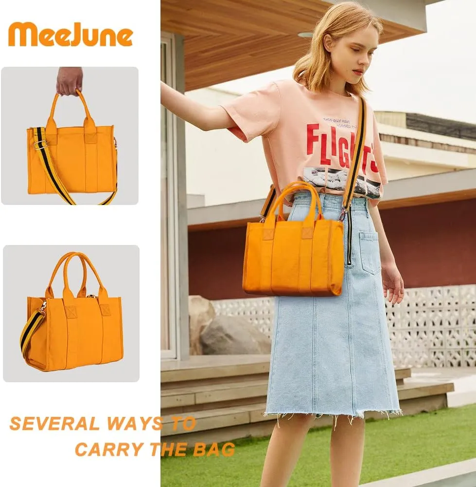 Canvas Tote Bag for Women Top Handle Handbag Crossbody Tote Bag for Women