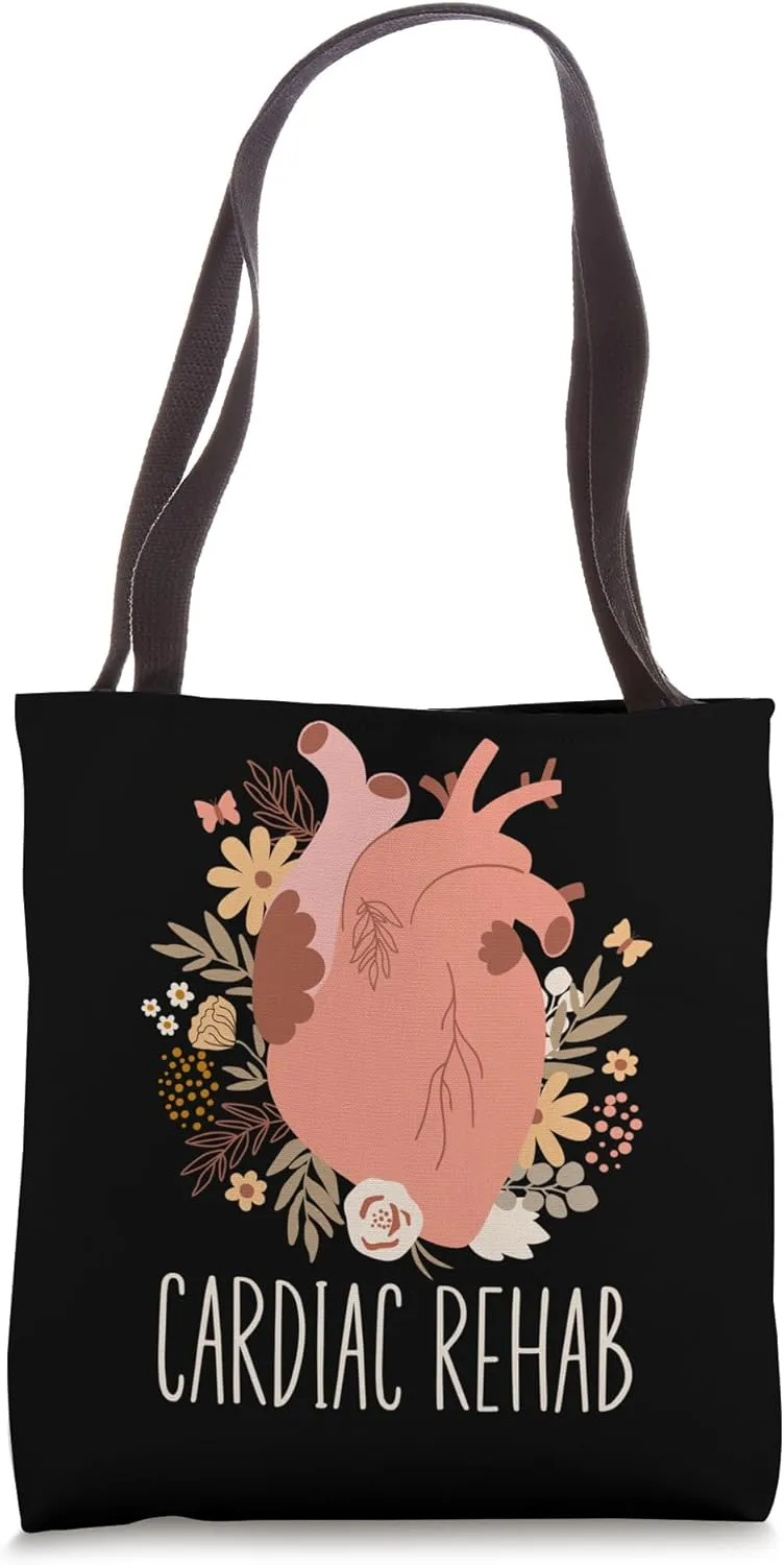 Cardiac Rehab Flowers Cardiac Rehabilitation Tote Bag