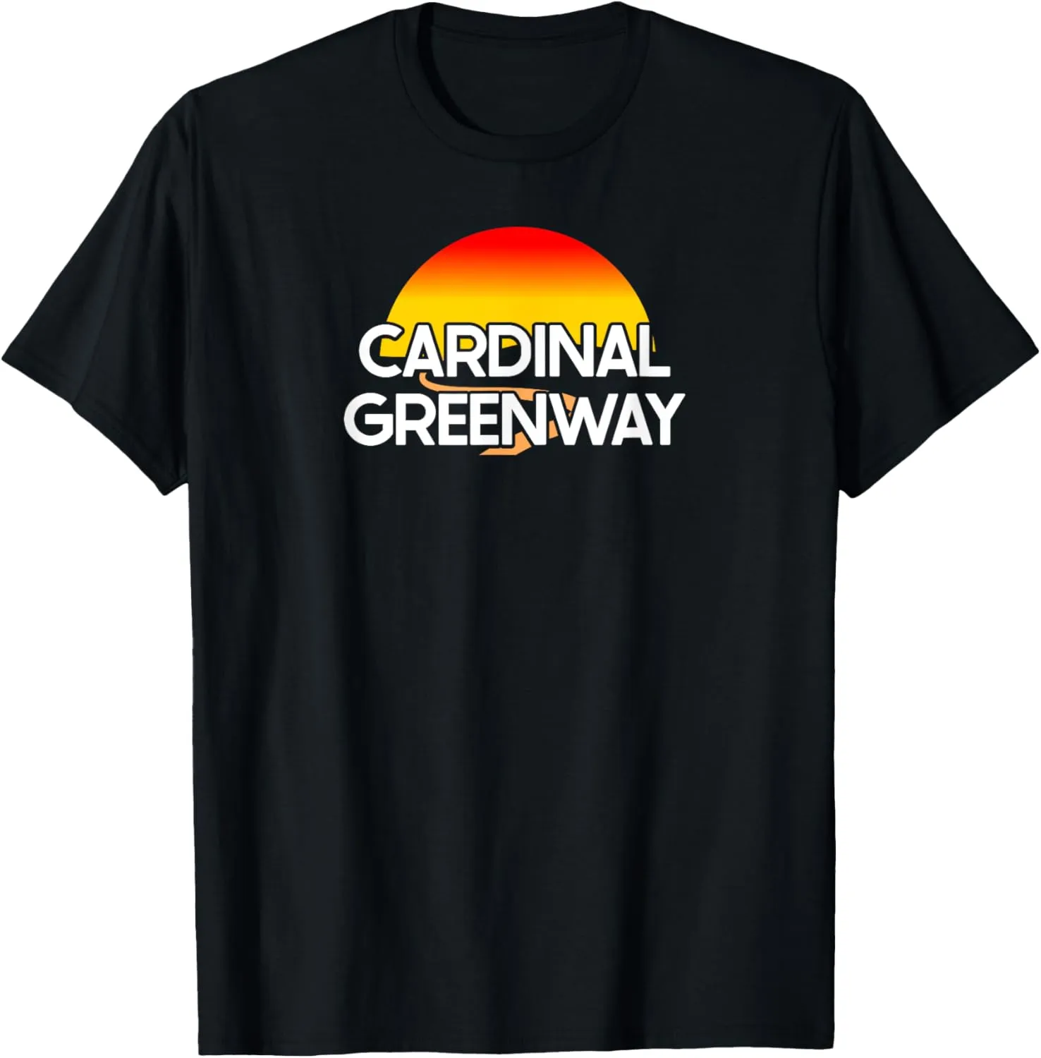 Cardinal Greenway USA Rail Trail Biking T-Shirt