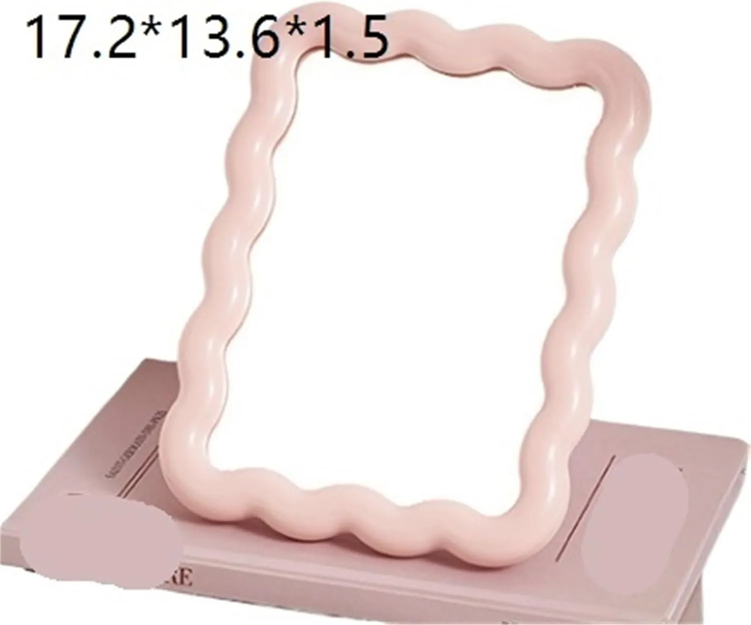 Cartoon High-Definition Folding Makeup Mirror Portable Desktop Vanity Mirror Square Dormitory Student Desktop Small Mirror