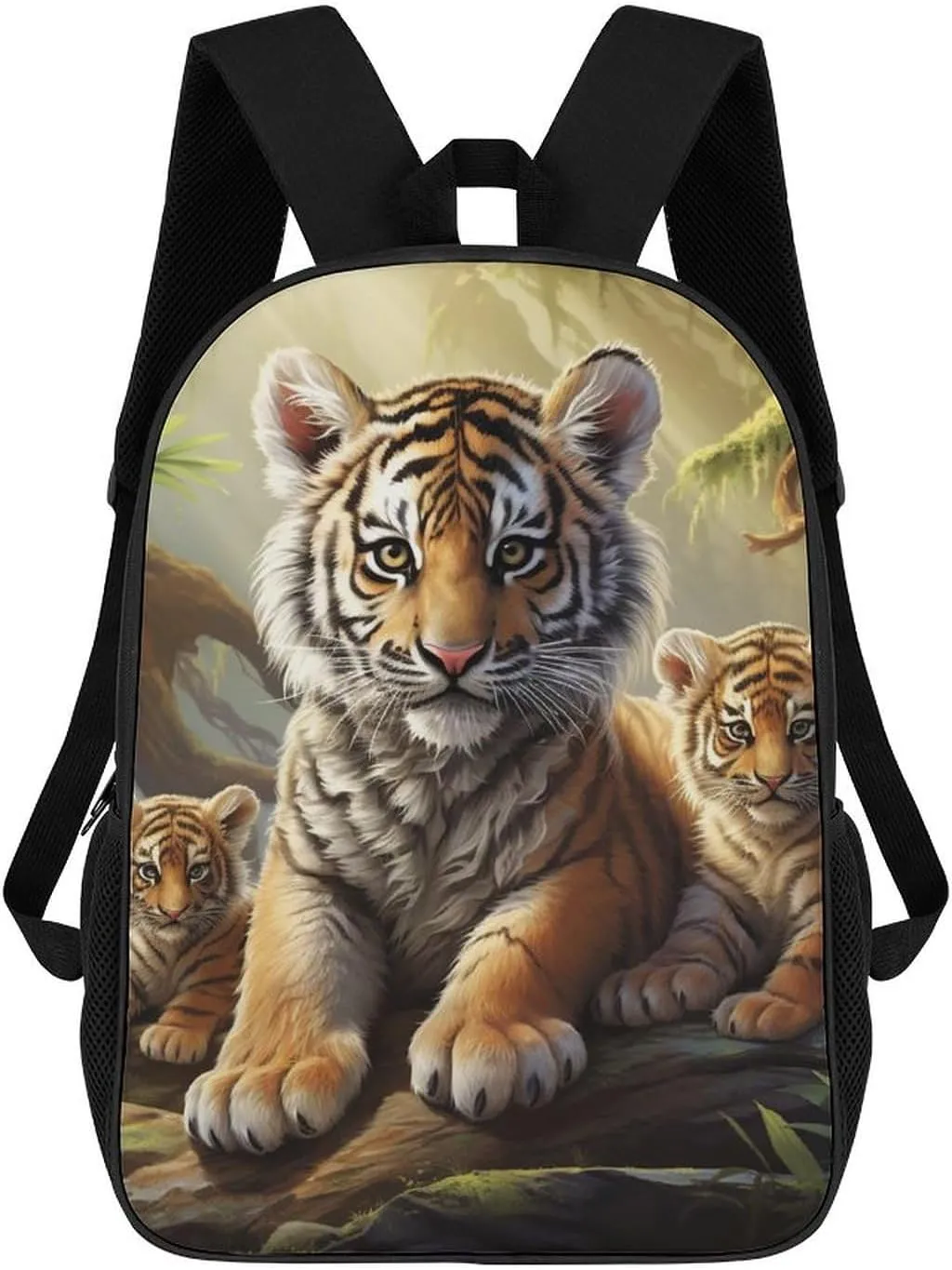 Casual Backpack for Men Women Waterproof Lightweight Daypack Travel Laptop Bag Jungle Animals