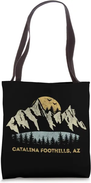 Catalina Foothills Arizona Mountain Sunset Sunrise AZ Tote Bag