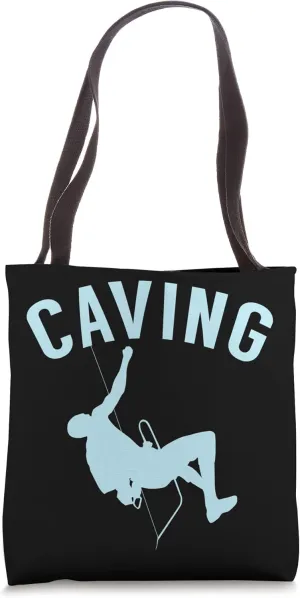 Caving Speleology Caves Spelunking Tote Bag