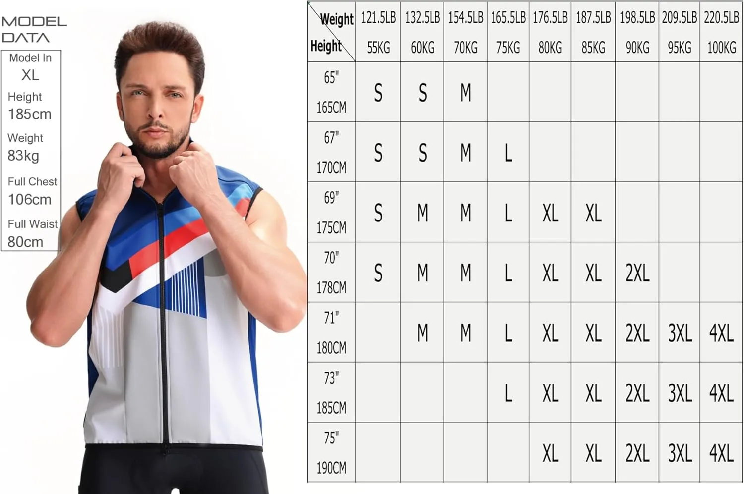 CEROTIPOLAR Retro Men's Thermal Fleece Cycling Vest for Bike Biking,Rain-Wind Proof Cycle Outwear