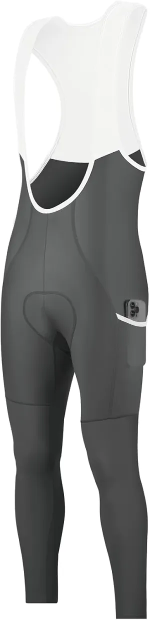 CEROTIPOLAR Thermal Fleece Cycling Tights, Bibs Tights, Bike Bibs Pants for Fall and Cold Winter