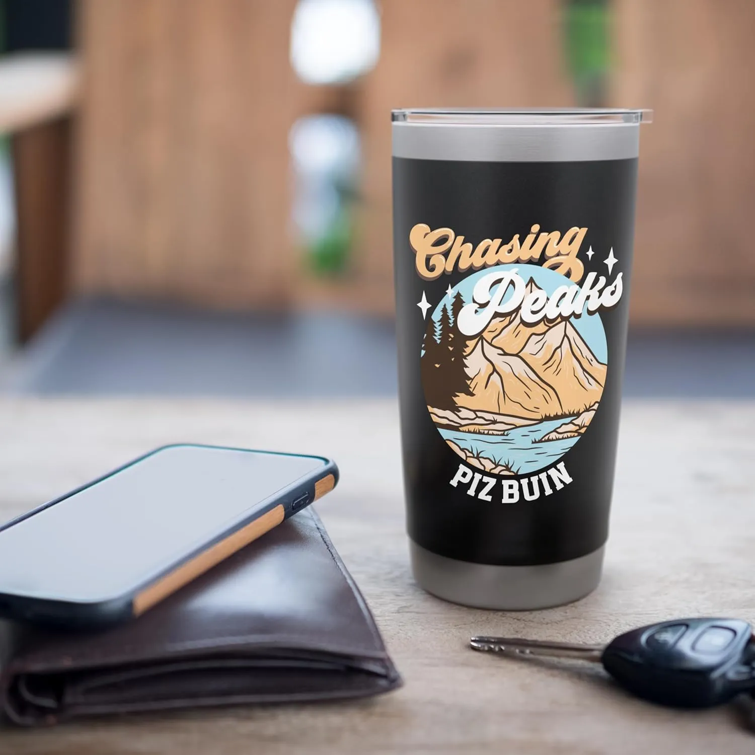 Chasing Peaks - Piz Buin Stainless Steel Insulated Tumbler