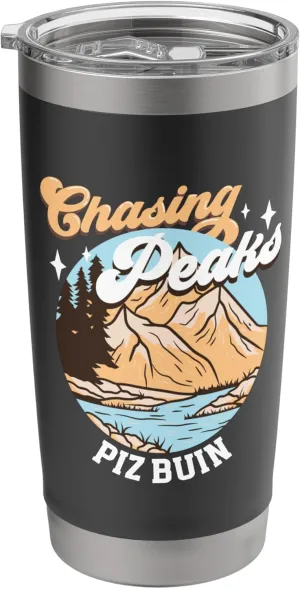 Chasing Peaks - Piz Buin Stainless Steel Insulated Tumbler