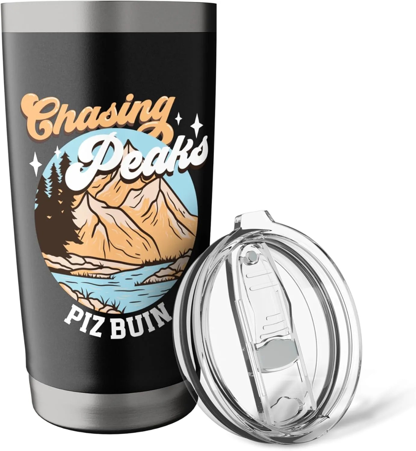 Chasing Peaks - Piz Buin Stainless Steel Insulated Tumbler