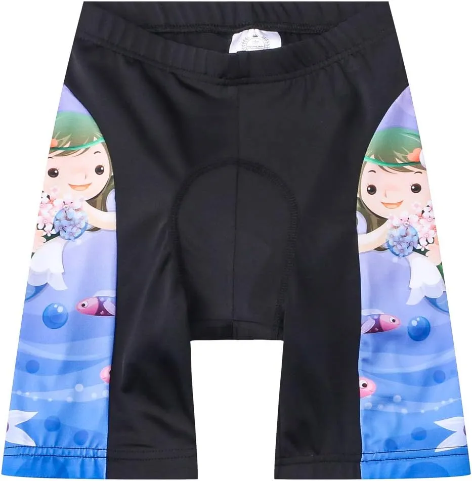 Children Cycling Bike Shorts Bicycle Riding Half Pants 3D Gel Padded Cycle Wear Tights