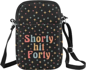 CHOORO 40th Birthday Gift Shorty Hit Forty Shoulder Bag Forty AF Gift Turning 40th Birthday Gift