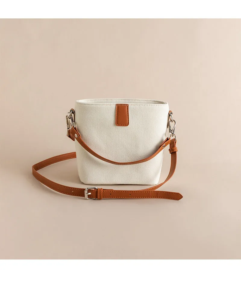 Classic Popular Women's One Simple Canvas Shoulder Bags