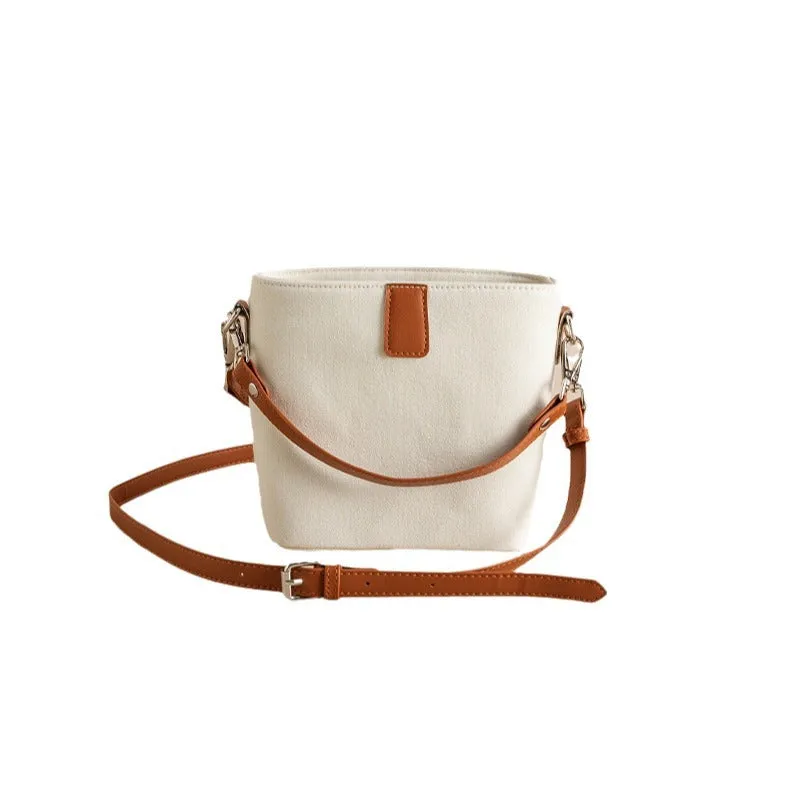 Classic Popular Women's One Simple Canvas Shoulder Bags