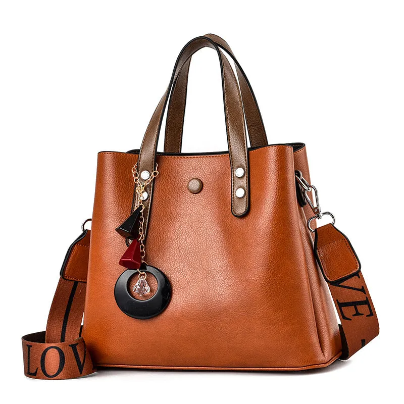 Classic Women's Comfortable Fashion Simple Big Crossbody Bags