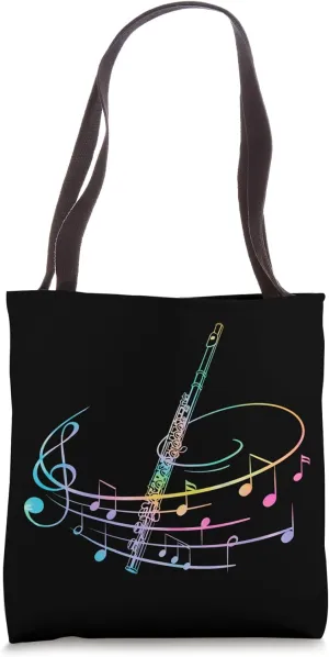 Classical Music For Flutist Orchestra Flute Tote Bag