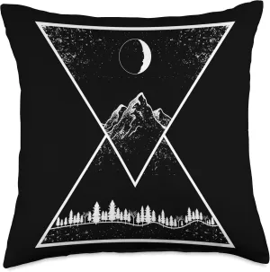 Climbing, Love Of Nature, Mountains, Forest, Hiking, Outdoor Throw Pillow