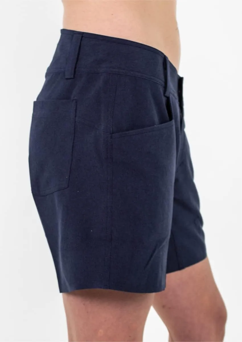 Club Ride Apparel Women's Eden Cycling Shorts with Level 2 Chamois - 7-Inch Biking Shorts with Removable Chamois Liner
