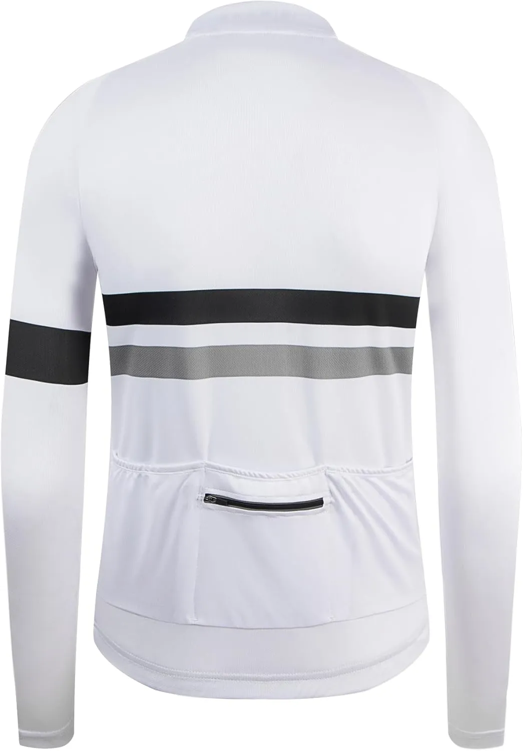 Coconut Ropamo CR Long Sleeve Cycling Jersey Mens, 3 1 Zipper Pockets Bicycle Tops Quick Dry Breathable Biking Shirt