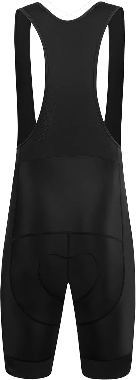 Coconut Ropamo CR Men's Cycling Bib Shorts Biking Bib Shorts Cycle Wear Tights Bike Riding Shorts 4D Padded Anti-Slip Cuff