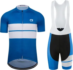 Coconut Ropamo CR Men's Cycling Jersey Set Road Bike Jersey Zipper Pocket Short Sleeves Cycling Kits Bib Shorts 3D Padded