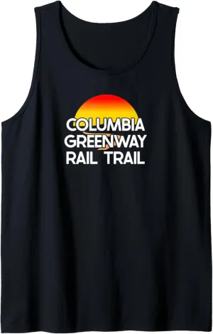 Columbia Greenway Rail Trail USA Rail Trail Biking Tank Top