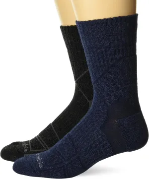 Columbia Men's 2 Pack Medium Weight Hiking Quarter socks