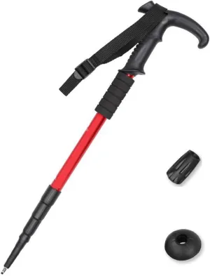 Comfortable Grip Hiking Poles High Strengths Aluminum Alloys Trekking Staff for Mountain Climbing and Snow Walking