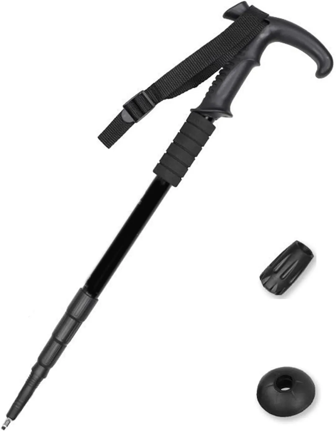 Comfortable Grip Hiking Poles High Strengths Aluminum Alloys Trekking Staff for Mountain Climbing and Snow Walking