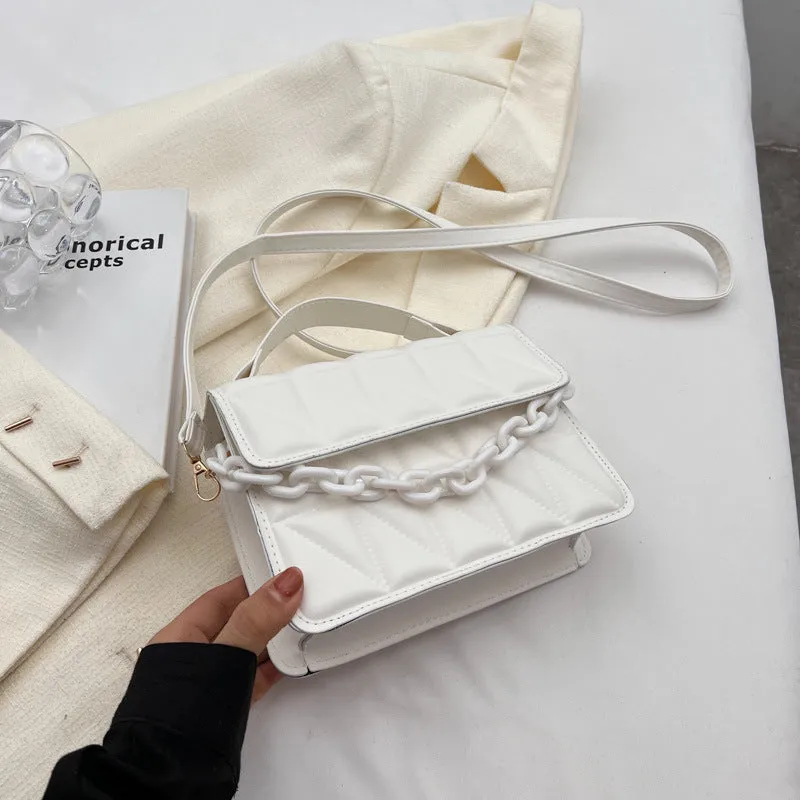 Comfortable Women's Fashion Portable Simple Rhombus Crossbody Bags