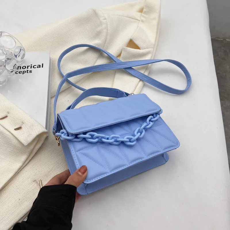 Comfortable Women's Fashion Portable Simple Rhombus Crossbody Bags