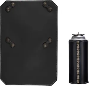 Compacts Cooking Mats Handmade Leather Stove Pad Outdoor Cooking Gear for Outdoor Cooking Enthusiasts