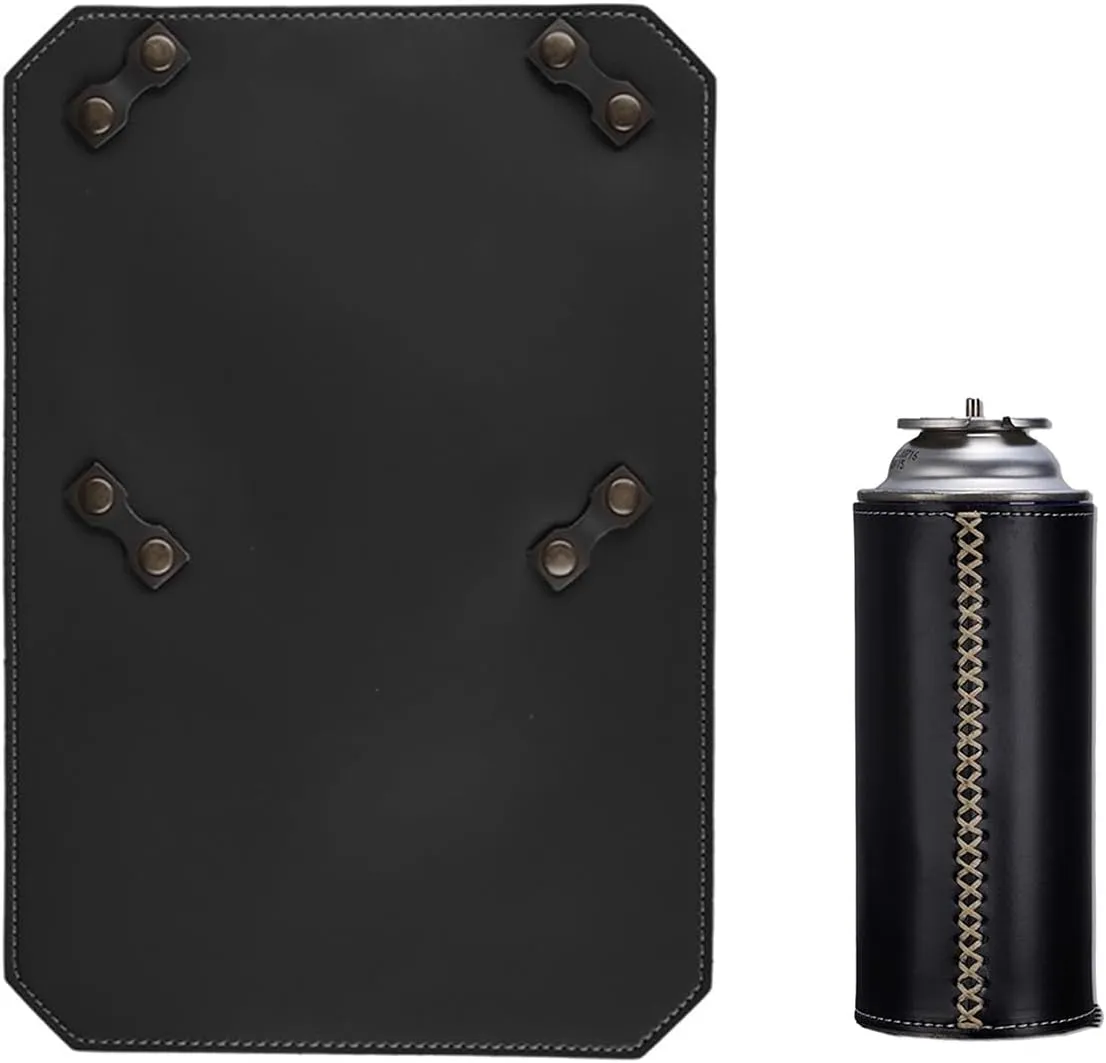 Compacts Cooking Mats Handmade Leather Stove Pad Outdoor Cooking Gear for Outdoor Cooking Enthusiasts