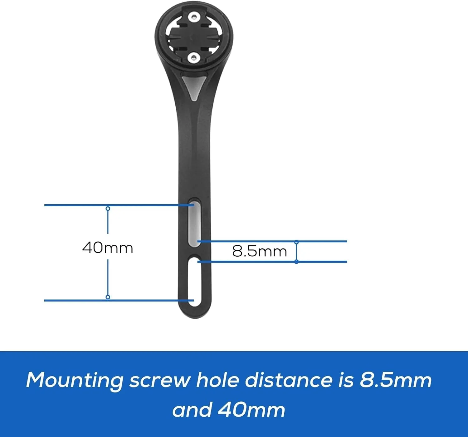 corki Cycles Out Front Handlebar Mounted Cycle Computer Bike Mount Compatible with Garmin Wahoo Bryton Cateye