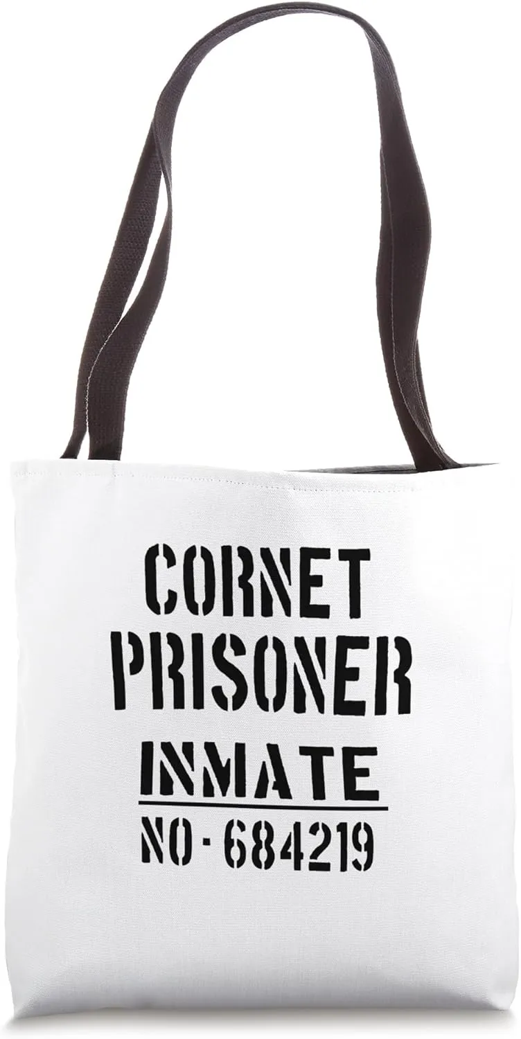 Cornet Players. 'Cornet Prisoner' Easy Halloween Costume Tote Bag