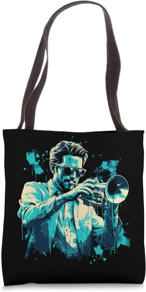 Cornet Trumpet Musician Wind Instrument Cornetist Tote Bag