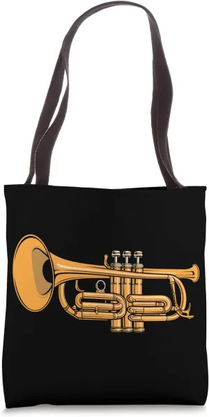Cornet Trumpet Musician Wind Instrument Cornetist Tote Bag