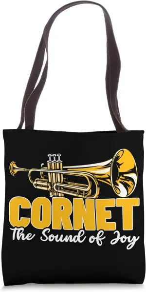 Cornet Trumpet Musician Wind Instrument Cornetist Tote Bag