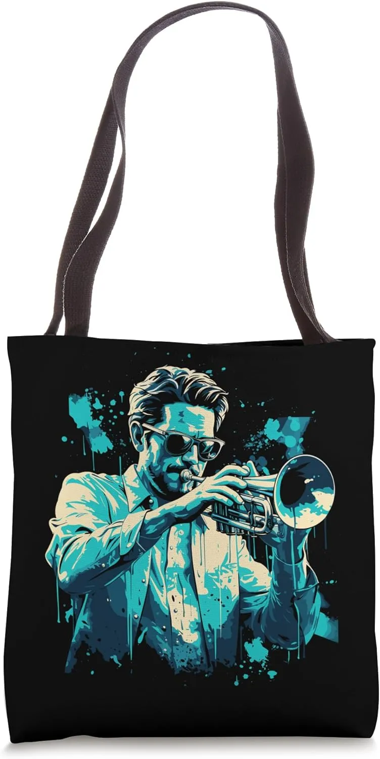 Cornet Trumpet Musician Wind Instrument Cornetist Tote Bag