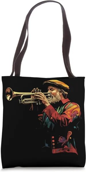 Cornet Trumpet Musician Wind Instrument Cornetist Tote Bag