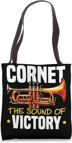 Cornet Trumpet Musician Wind Instrument Cornetist Tote Bag