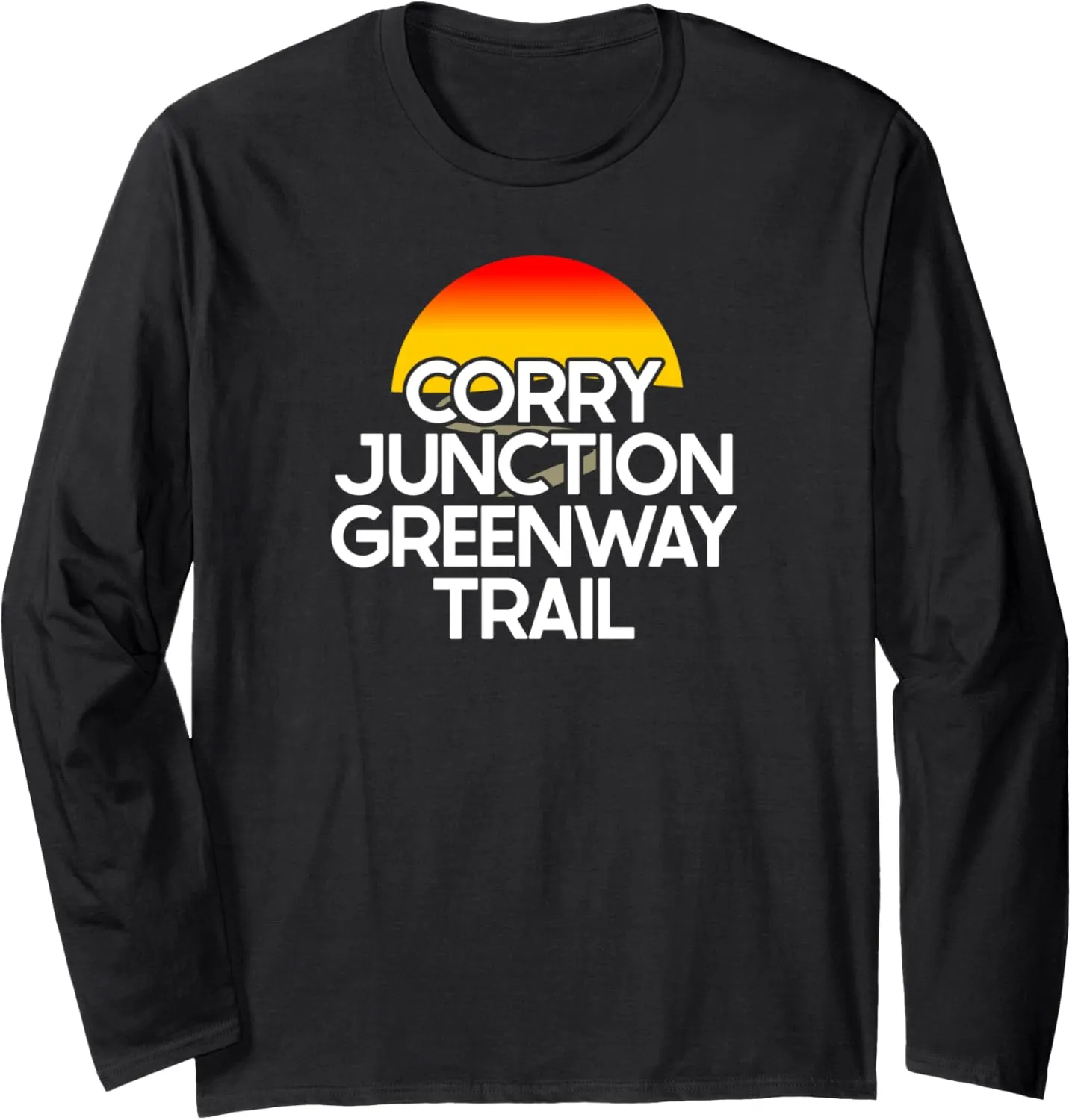 Corry Junction Greenway Trail USA Rail Trail Biking Long Sleeve T-Shirt