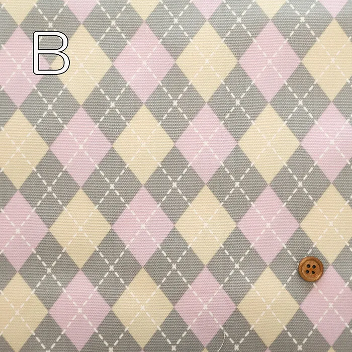 Cotton Oxford Fabric - Argyle