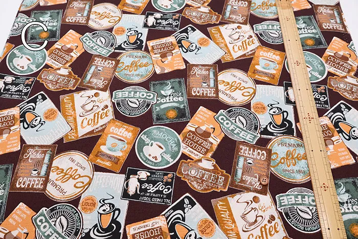 Cotton Oxford Fabric - Cafe