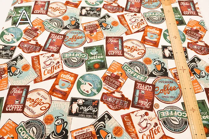 Cotton Oxford Fabric - Cafe