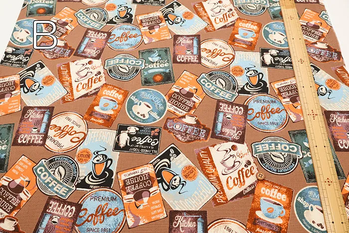 Cotton Oxford Fabric - Cafe