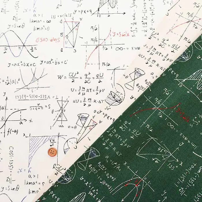 Cotton Oxford Fabric - Mathematical formula