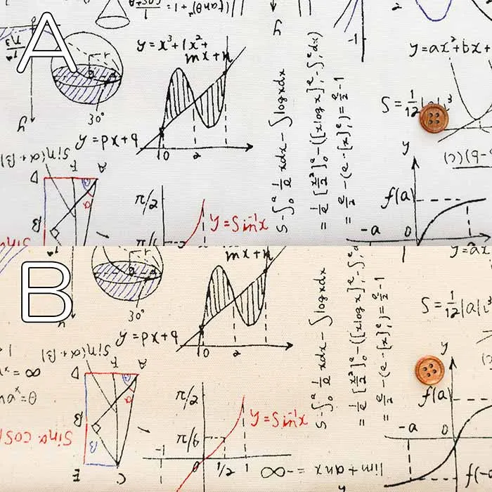 Cotton Oxford Fabric - Mathematical formula