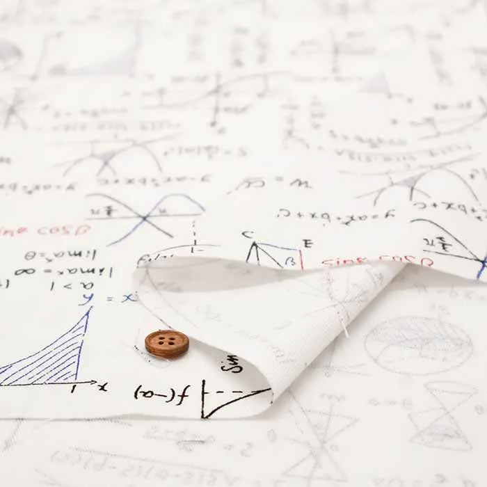 Cotton Oxford Fabric - Mathematical formula