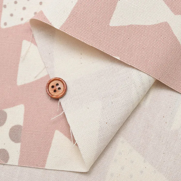 Cotton Oxford Fabric - Natural Girl Ribbon