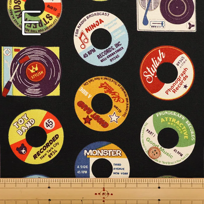 Cotton Oxford Fabric - Record
