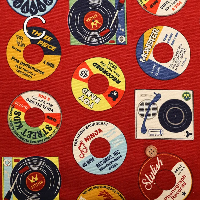 Cotton Oxford Fabric - Record